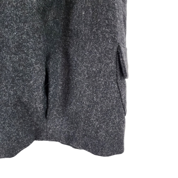 Lilith Women's Wool Blend Solid Pleated Hem Midi Skirt - L - Picture 4 of 8